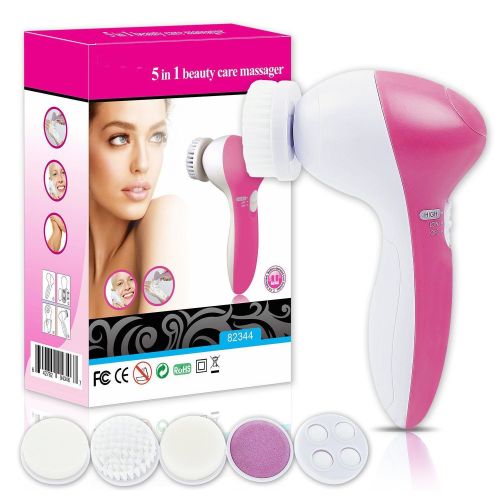 5 In 1 Deep Clean Electric Facial Cleaner Face Skin Care Brush Massager 5 In 1 Deep Clean Electric Facial Cleaner Face Skin Care Brush Massager